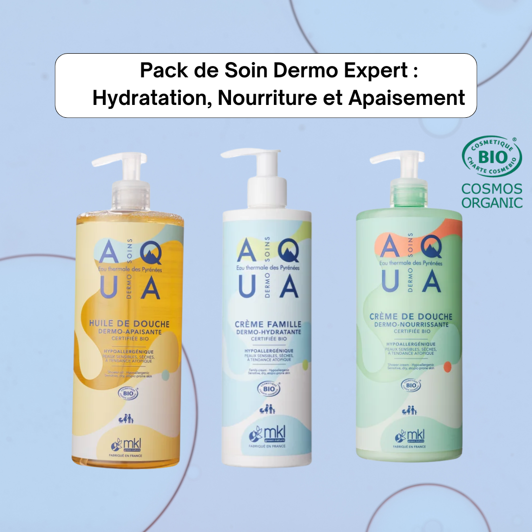 Pack de Soin Dermo Expert Hydratation, Nourriture et Apaisement